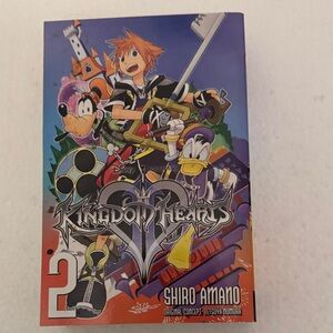 Kingdom Hearts Manga Volume 2 - Colorful Cover original concept